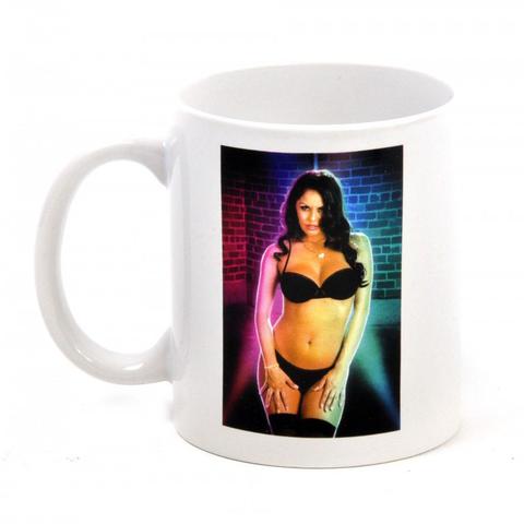 Strip mug femme brune pas cher