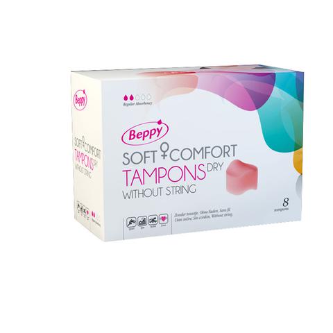 Tampons secs beppy soft + comfort - 8 pièces pas cher