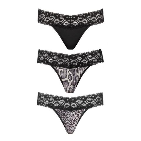 Underneath - pack de 3 strings jane pas cher