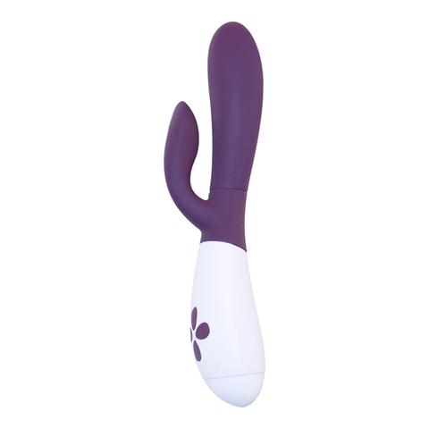 Vibro lapin ovo k2 - mûre / blanc pas cher