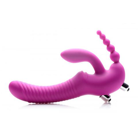 Vibro strap-on regal rider pas cher