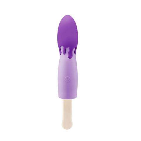 Vibromasseurs glace napée popsicle violet pas cher