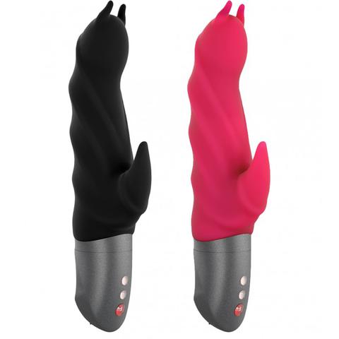 Vibromasseurs rabbit battery+ darling devil - couleur : noir pas cher