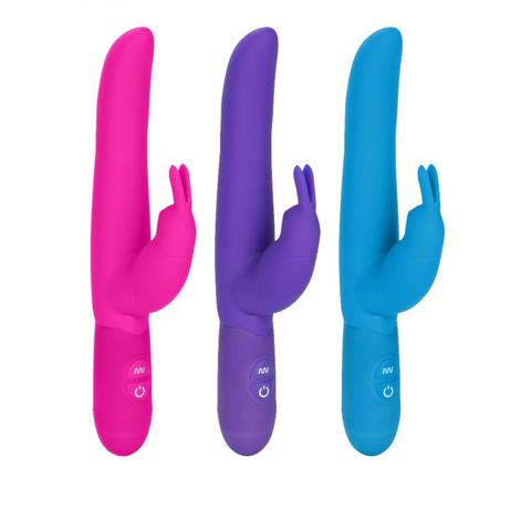 Vibromasseurs rabbit bounding bunny - couleur : fuchsia pas cher