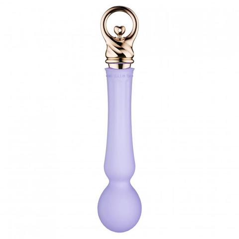 Zalo - vibromasseurs baguette avec fonction chauffante confidence - violet fantaisie pas cher