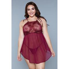 Alana chemises - grande taille - burgundy pas cher