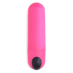 Bang! vibrateur à balle avec télécommandé - rose pas cher
