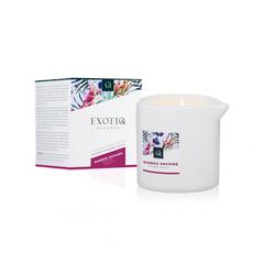 Bougie de massages orchidées en bambou exotiq - 60 g pas cher