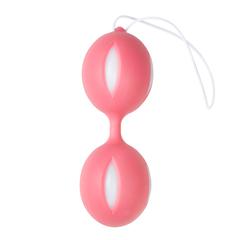 Boule de kegel duo wiggle - rose / blanc pas cher