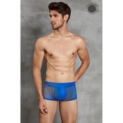 Boxers en maille pour hommes - bleu pas cher