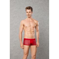 Boxers en maille pour hommes - rouge pas cher