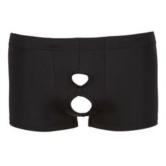 Boxers pour hommes ouvert - noir pas cher