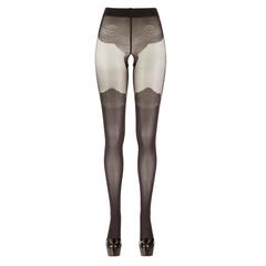 Collants avec un look à bas pas cher