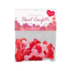 Confettis coeurs romantic heart pas cher