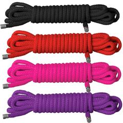 Corde bondage japanese 10 m - couleur : noir pas cher