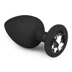 Diamond plugs large - black pas cher