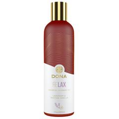 Dona - huiles essentielle de massages végétalienne relax lavender and tahitian vanilla pas cher