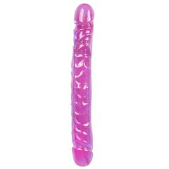 Double dildos crystal jellies - violet pas cher