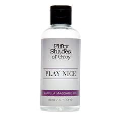 Fifty shades of grey - huiles de massages vanille - 90ml pas cher