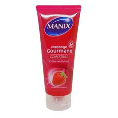 Gel de massages gourmand fraise onctueuse 200 ml pas cher