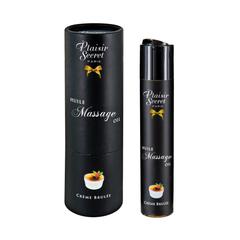 Huiles de massages gourmande cremes brûlée pas cher