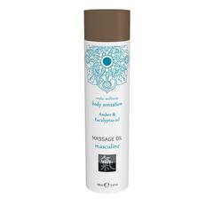 Huiles de massages homme - ambre et eucalyptus pas cher