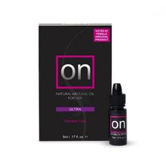 Huiles d'excitation pour les femmes on™ for her arousal oil ultra - 5 ml. pas cher