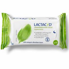 Lactacyd lingettes intimes rafraîchissantes - 15 unités pas cher