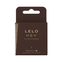 Lelo hex respect xl - 3 préservatifs pas cher