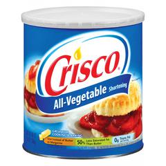 Lubrifiants graisse végétale crisco 1,36 kg pas cher