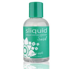 Lubrifiants vegan sliquid naturals - pomme verte 125 ml pas cher