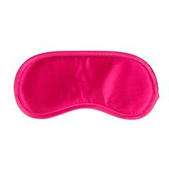 Masque rose de bandage des yeux en satin pas cher