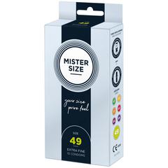 Mister.size 49 mm préservatifs 10 pièces pas cher