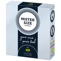 Mister.size préservatifs 49 mm 3 pièces pas cher