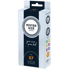 Mister.size préservatifs 57 mm 10 pièces pas cher