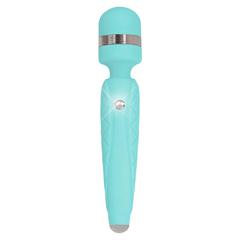 Pillow talk stimulateurs massant cheeky wand wibe with crystal bleu foncé pas cher