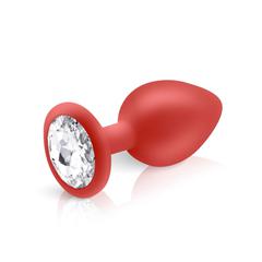 Plugs anal bijou m silicone cloud rouge pas cher