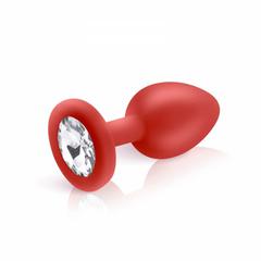 Plugs anal bijou s silicone cloud rouge pas cher