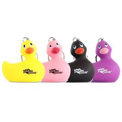 Porte-clés canard i rub my duckie - couleur : rose pas cher