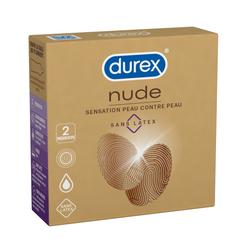 Préservatifs nude sans latex boite de 2 pas cher