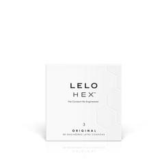 Préservatifs originaux lelo hex - 3 préservatifs pas cher