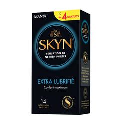 Préservatifs skyn extra lubrifié boite de 10 + 4 gratuits pas cher