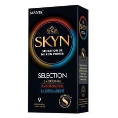 Préservatifs skyn sélection boite de 9 pas cher