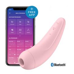 Satisfyer curvy 2+ rose stimulateurs clitoridien connecté pas cher