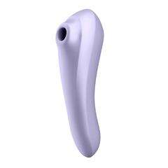 Satisfyer vibrateur suceur dual pleasure - mauve pas cher