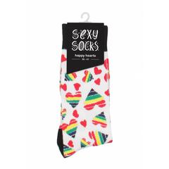 Sexy socks - happy hearts pas cher