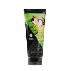 Shunga - cremes de massages embrassable - poire & thé vert pas cher