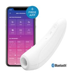 Stimulateurs connecté satisfyer curvy 1+ blanc pas cher