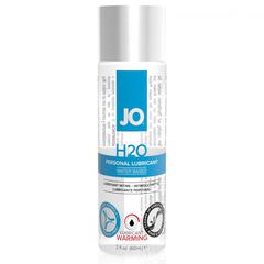 System jo - lubrifiants h2o à effet chauffant - 60 ml pas cher