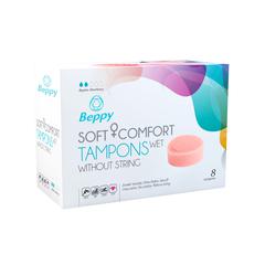 Tampons mouillés beppy soft + comfort - 8 pièces pas cher